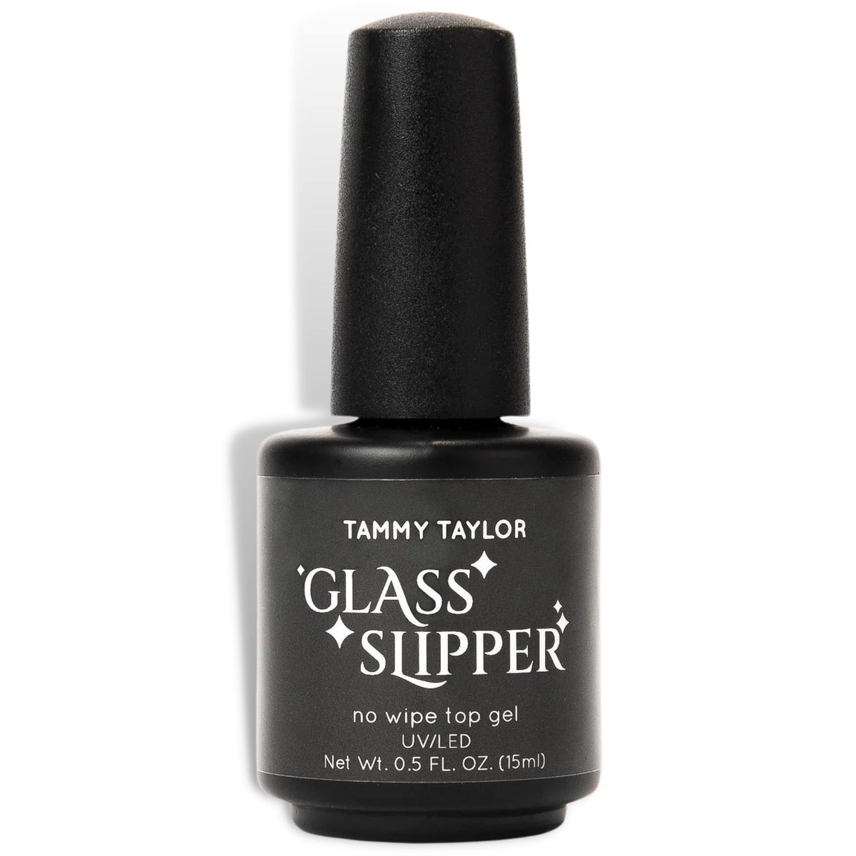 Tammy Taylor Glass Slipper top coat bottle close-up for long-lasting gloss