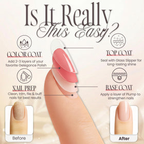 Tammy Taylor Plump Builder Gel base coat being applied for nail strength