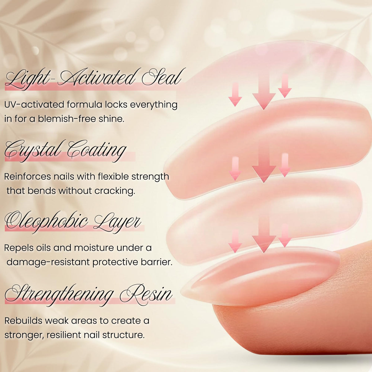 Tammy Taylor Plump Builder Gel close-up shows strengthening formula