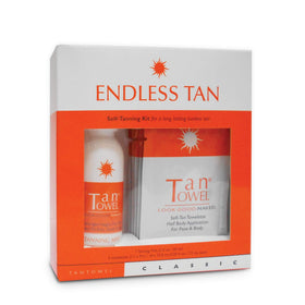 Tan Towel Endless Classic towelettes pack for an even, natural-looking sunless tan