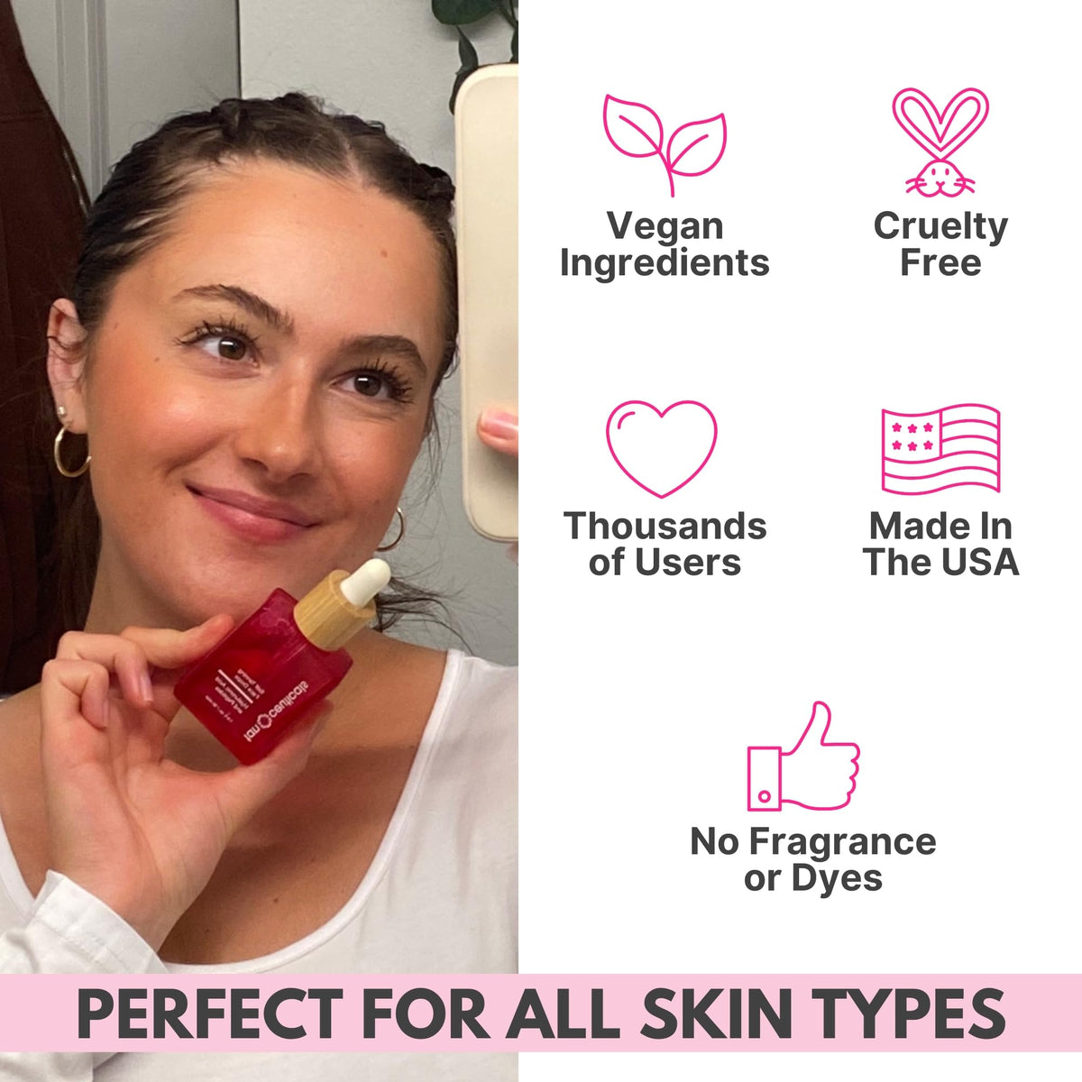 Tanceuticals Self-Tanning Drops packaging with pump top for easy use.