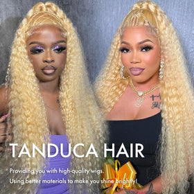 Tanduca 613 lace front wig dye friendly for custom color options.