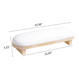 Tang Song vegan leather cushion offers comfortable support and easy cleaning