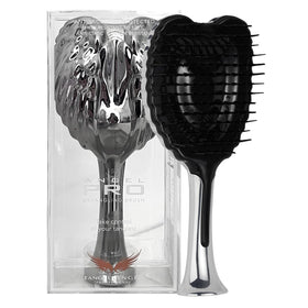 Tangle Angel detangling brush with soft bristles smooths knots for all hair types