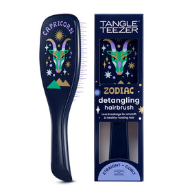 Tangle Teezer Capricorn zodiac artwork detangler for gentle detangling across all hair types.
