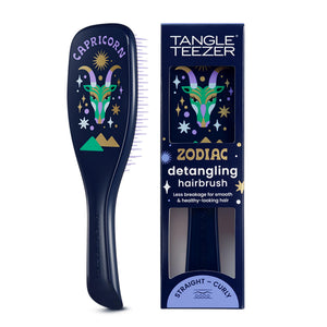 Tangle Teezer Capricorn zodiac artwork detangler for gentle detangling across all hair types.