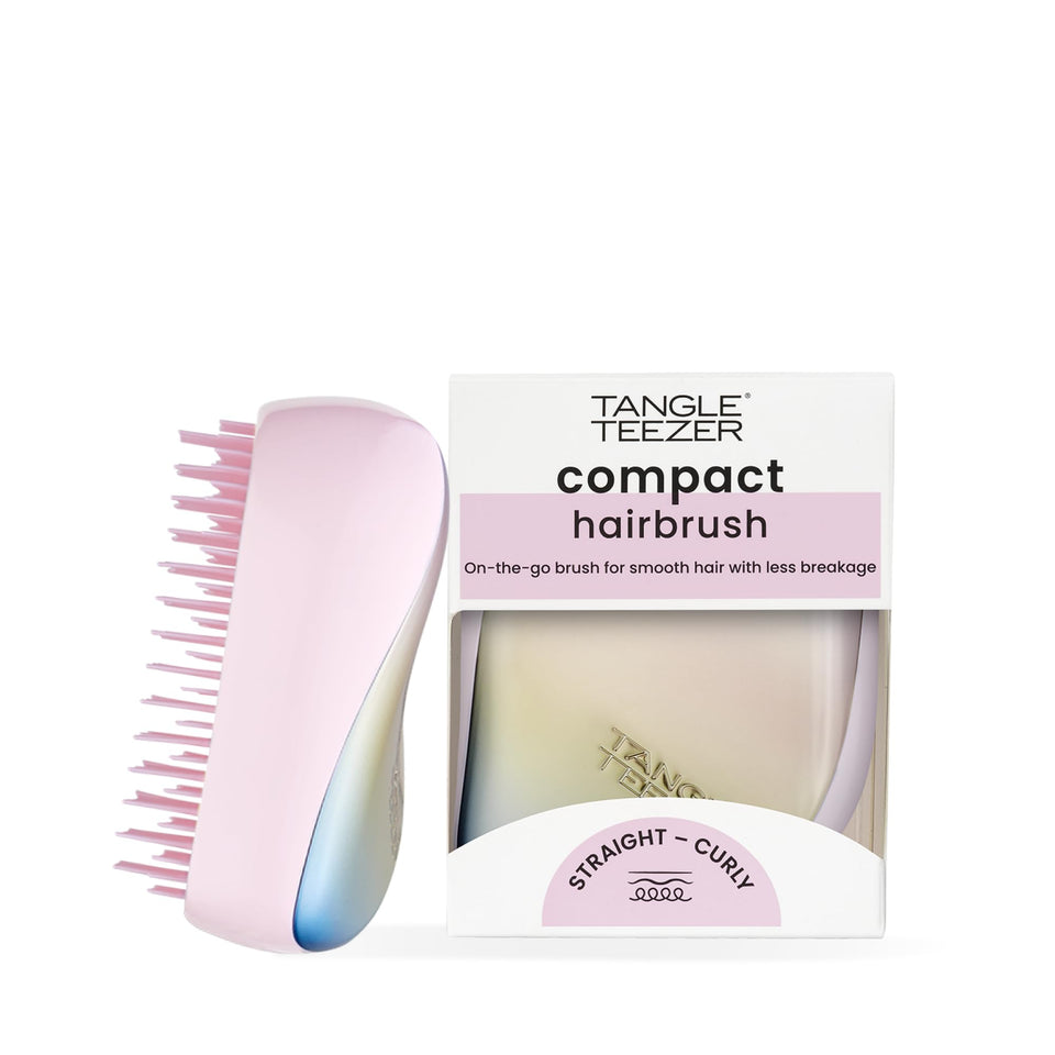 Tangle Teezer Compact Styler with protective cover for on-the-go detangling