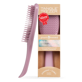 Tangle Teezer earthy purple plant-based detangler brush for effortless detangling on all hair types.