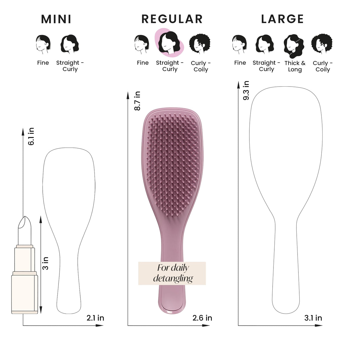 Tangle Teezer sustainable packaging transition in the box.