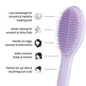Tangle Teezer Ultimate Styler with two-tier teeth for better grip and smoother results.