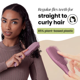 Tangle Teezer wet-dry detangler for use on wet or dry hair.