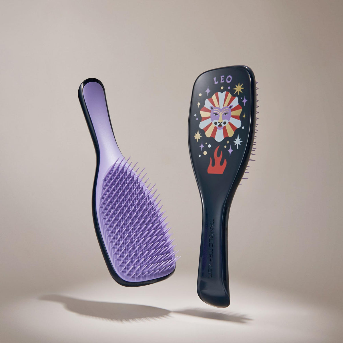 Tangle Teezer Zodiac Libra detangler offers gentle detangling suitable for all hair types.