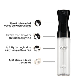 Tangle Teezer Fine Mist Bottle compact on-the-go for refresh