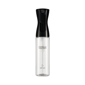 Tangle Teezer Fine Mist Bottle front view showing sleek black design for detangling