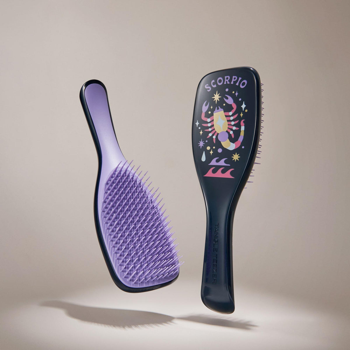 Tangle Teezer knot elimination enables smooth post-wash styling.