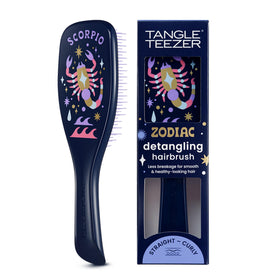 Tangle Teezer Zodiac Ultimate Detangler Scorpio with zodiac motif for knot-free detangling.