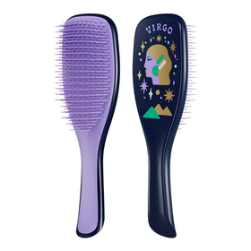 Tangle Teezer Virgo after-use hair looks smoother and less tangled.