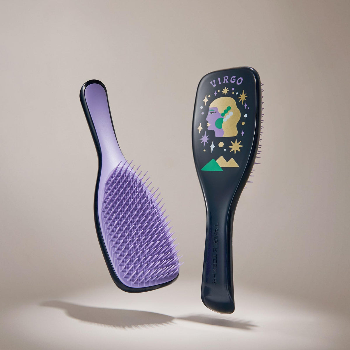Tangle Teezer Virgo detangler used for pre-styling and detangling.