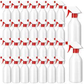 Tanlade 30-pack spray bottles with red adjustable nozzles for versatile misting and cleaning tasks