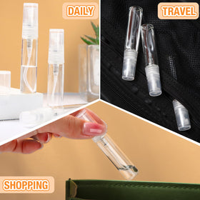 Tanlade versatile mini bottles store essential oils, water, or facial mist.