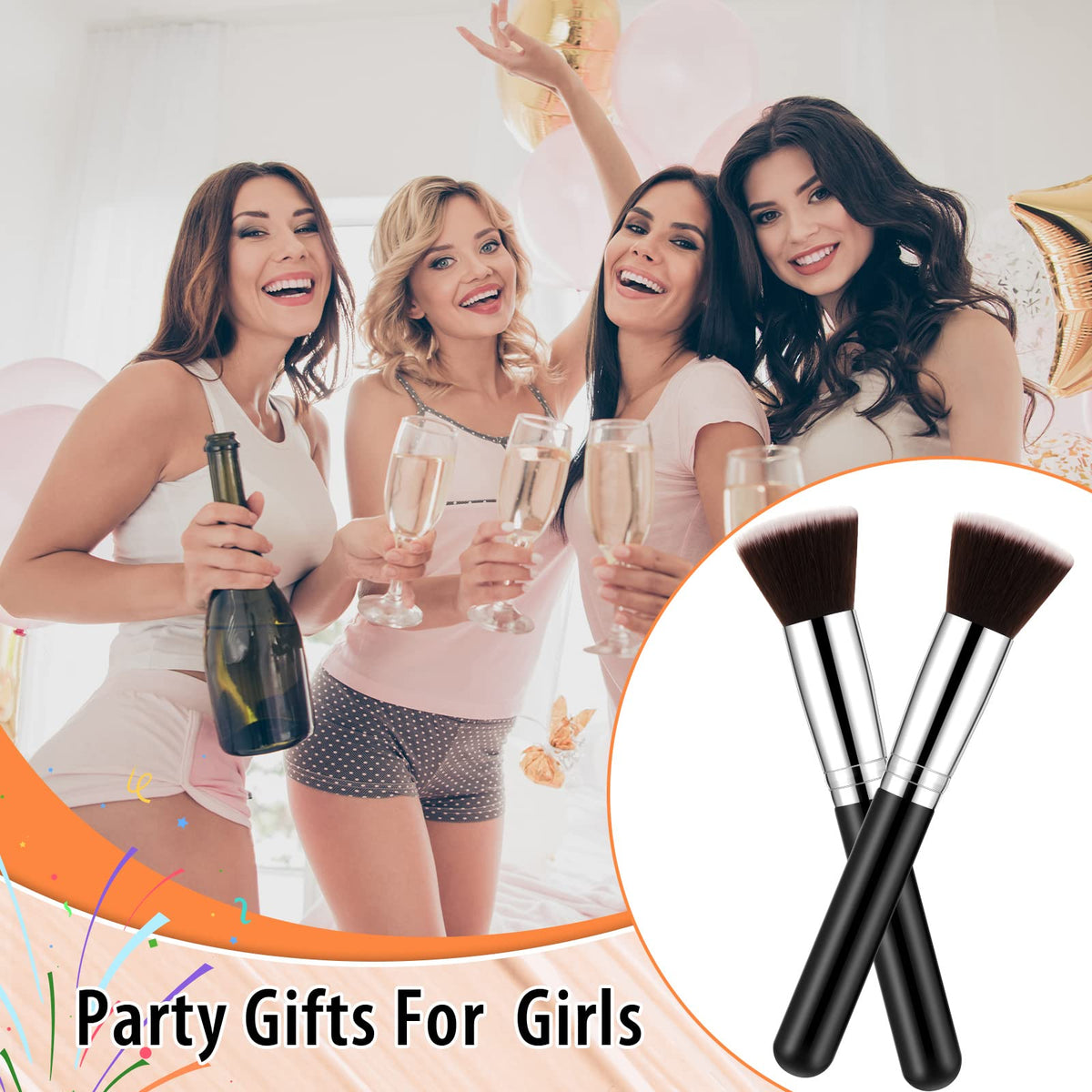 Tanlade concealer and eye-shadow brushes for precise blending