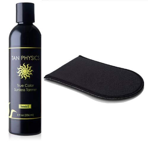 Tanner Tan Physics Self Tanner bottle with natural color and nourishing formula