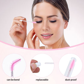 Tannova lash extension aftercare instruction labels with water-resistant vinyl