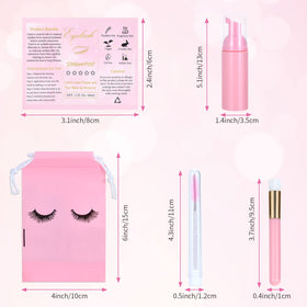 Tannova lash shampoo label stickers for easy client-ready labeling
