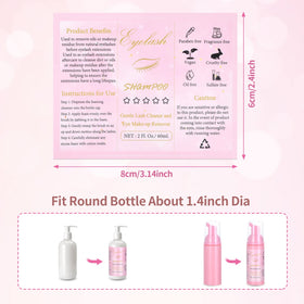 Tannova mascara wands with tubes for gentle lash cleansing