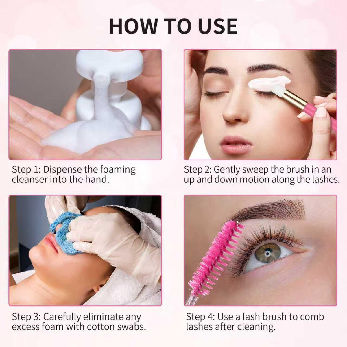 Tannova Rose Red mascara wands and tubes enable gentle debris removal from lashes.