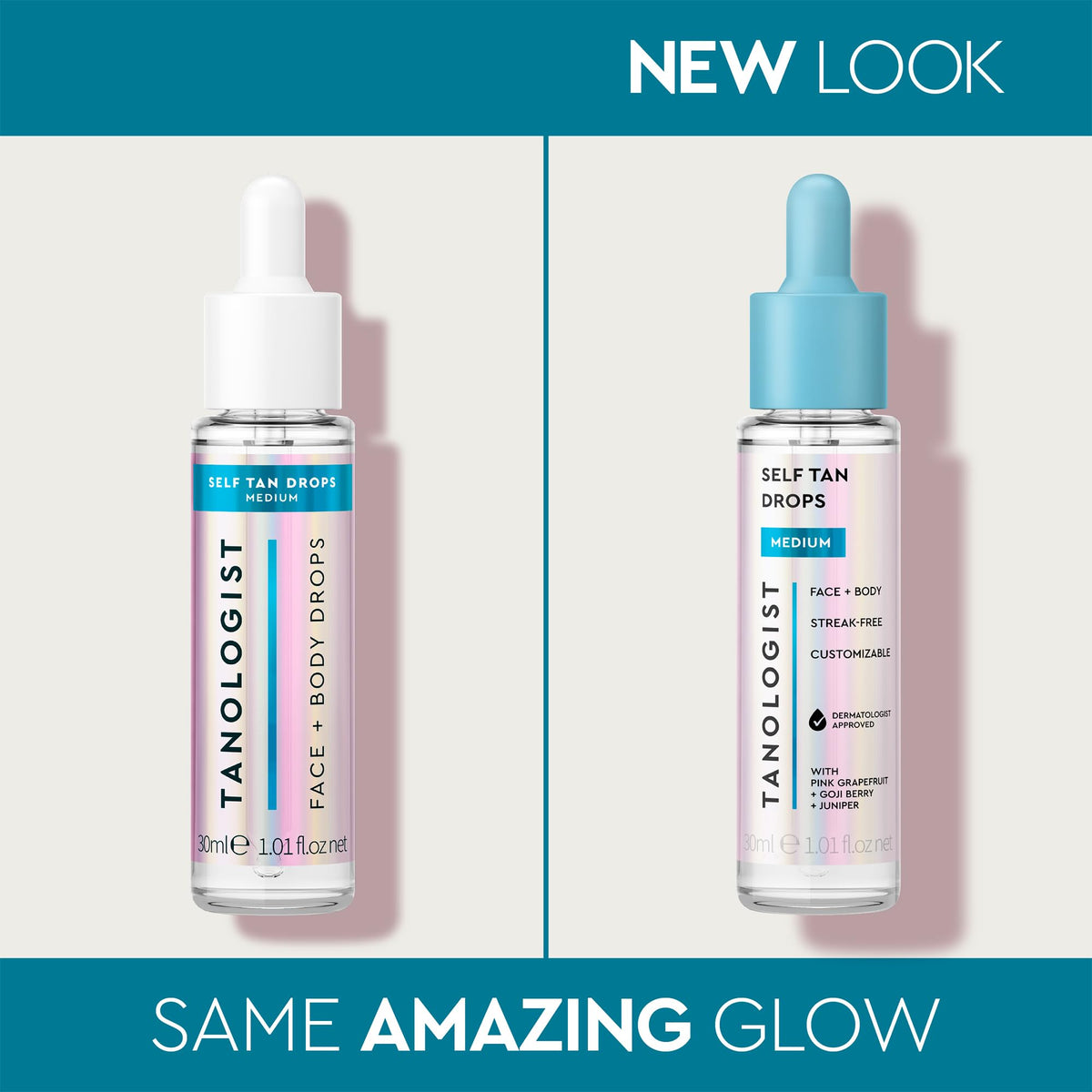 Tanologist face and body lotion tube for natural, buildable color.