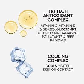 Tanologist SPF 50 Super Shield Face Mist closeup shows refreshing, lightweight texture.