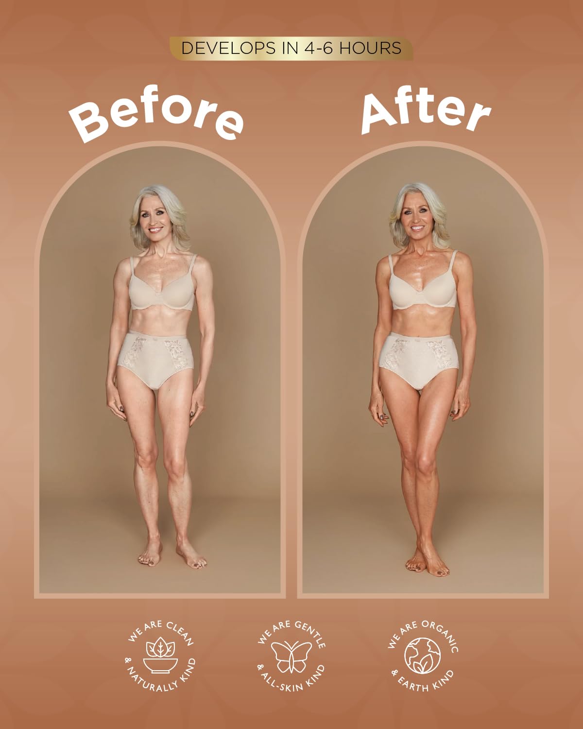 TanOrganic Self Tanning Oil close-up texture shows lightweight, fast-absorbing formula