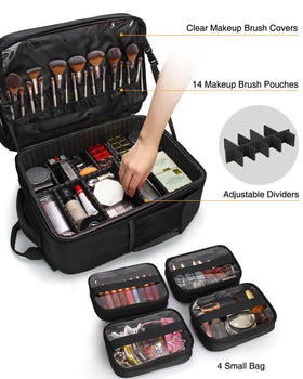 TANTO makeup backpack durable oxford material fits daily use and simple cleaning.