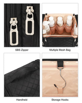 TANTO cosmetic bag doubles as travel makeup organizer.