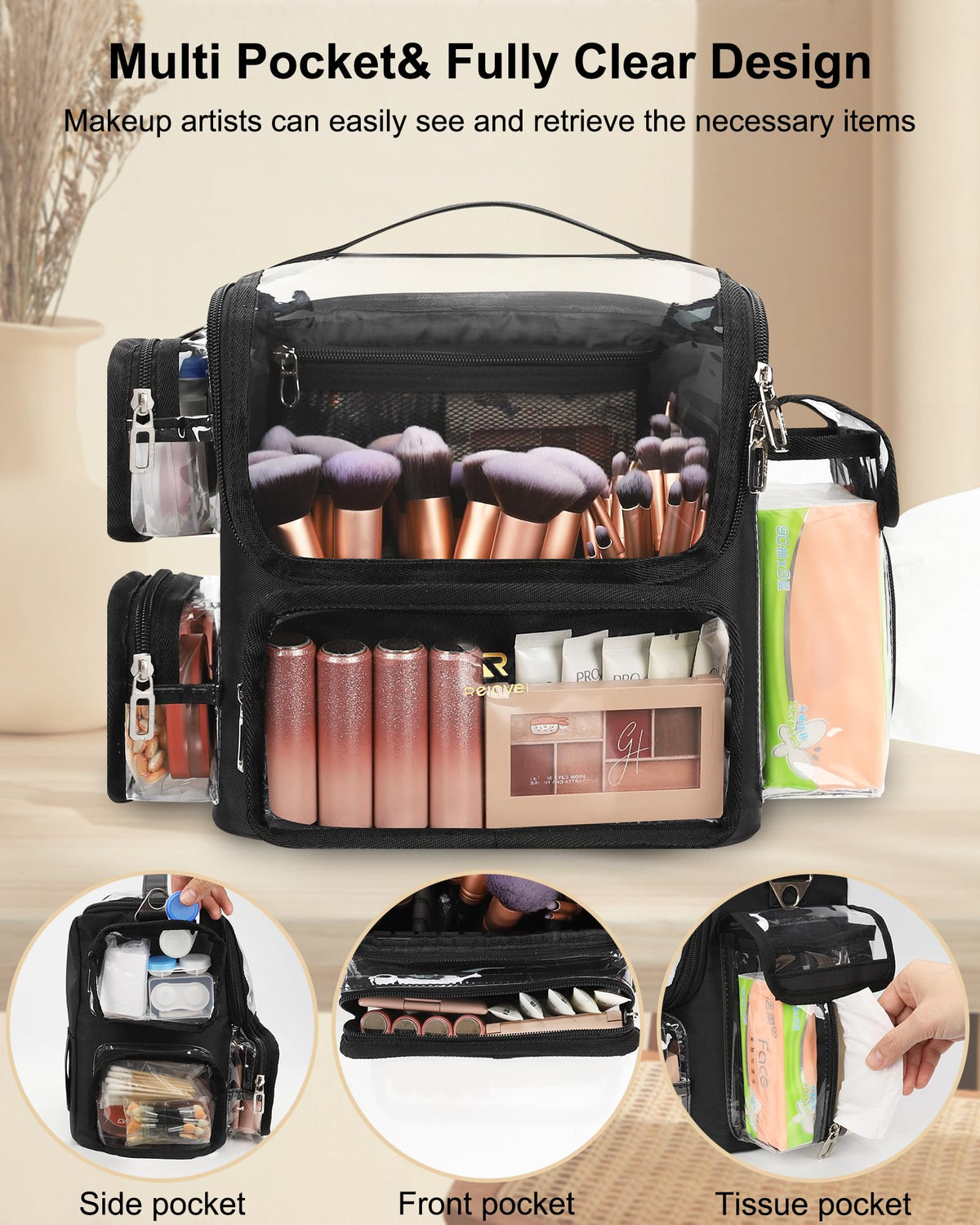 TANTO durable zippers and stitching ensure reliable use at events.