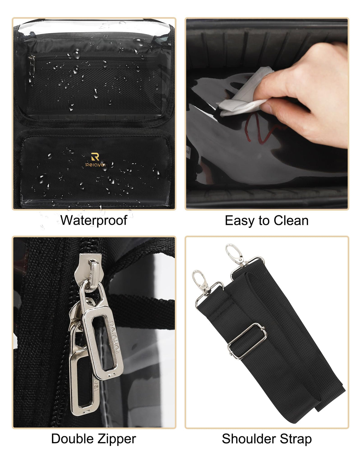 TANTO professional cosmetic bag keeps tools organized during travel.