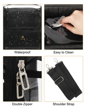 TANTO professional cosmetic bag keeps tools organized during travel.