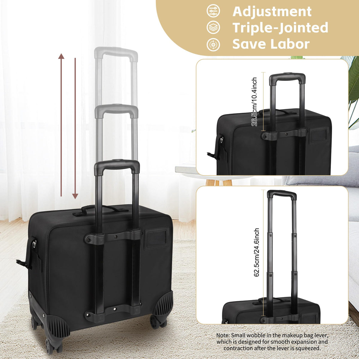 TANTO portable makeup case on travel ready for gigs