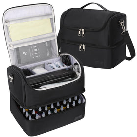 TANTO tattoo travel case with 54 ink bottle grid for organized storage.