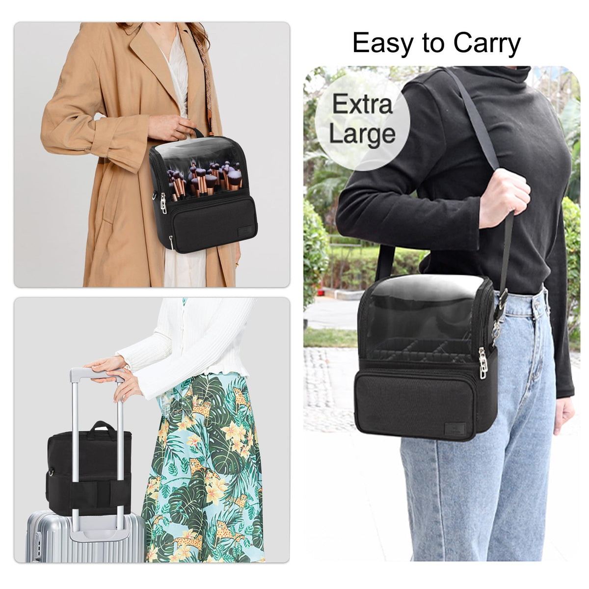 TANTO waterproof material protects contents and cleans easily.