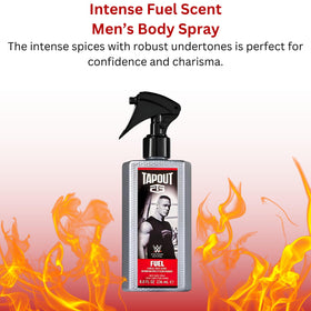 Tapout Control 8 oz bottle, crisp clean aroma for active days.