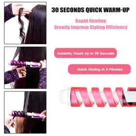 Tarjenle negative ion technology curler helps lock in moisture and reduce static
