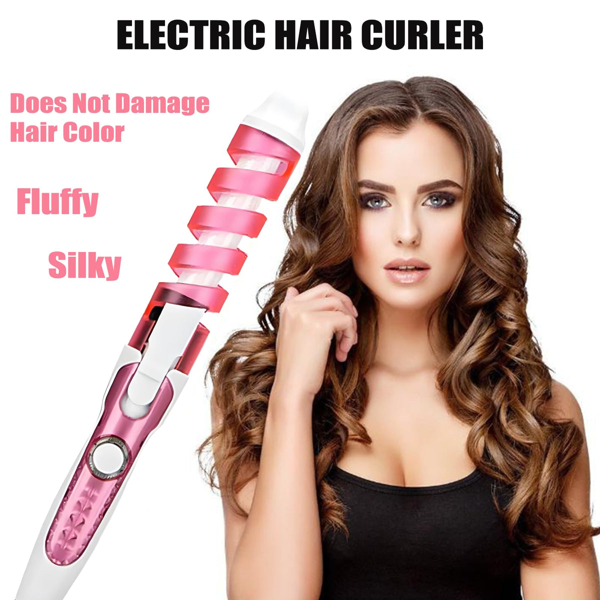 Tarjenle spiral wand delivers smooth curls with a sleek surface for professional results
