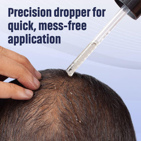 Dermatologist-recommended TARO Minoxidil formula on label