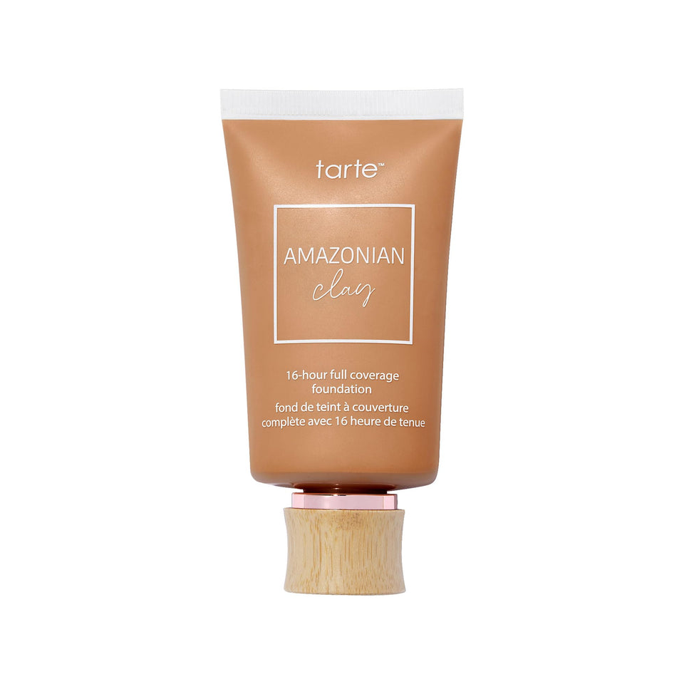 tarte Amazonian clay 16-hour foundation bottle delivering full-coverage and a soft matte finish