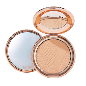 tarte Amazonian clay blurring powder foundation bottle for a natural matte finish