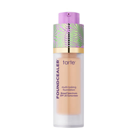 tarte babassu foundcealer dewy bottle highlights a hydrating, radiant finish.