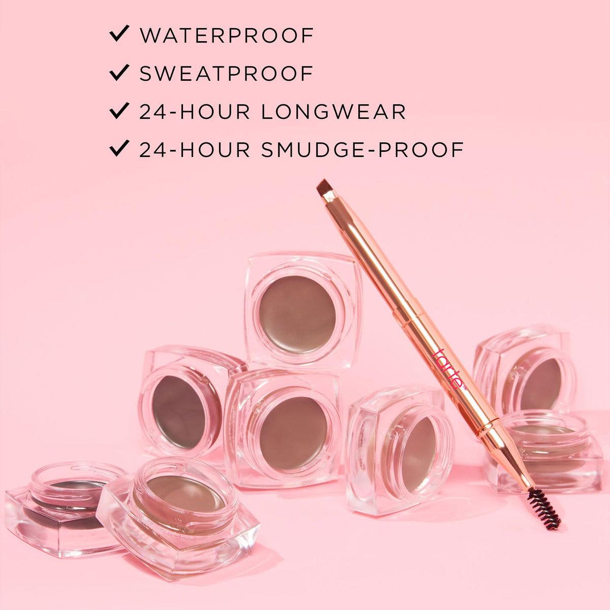 tarte big ego frameworker brow pomade babassu conditioning nourishes brow hairs.