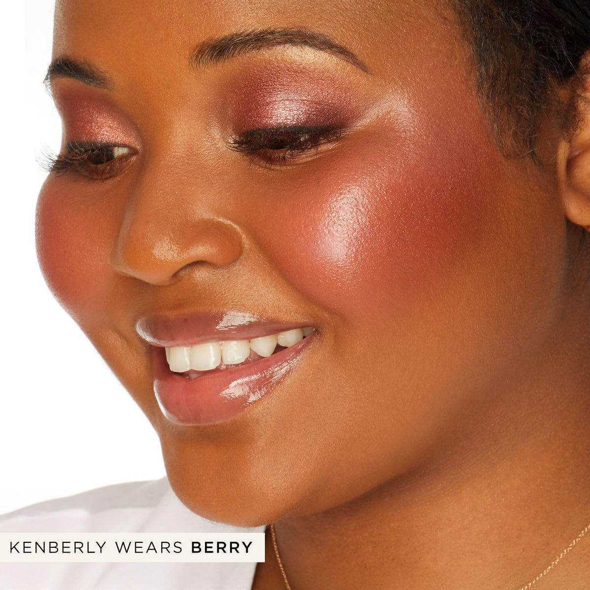 tarte blush tape liquid blush coral twist-and-lock cap in use